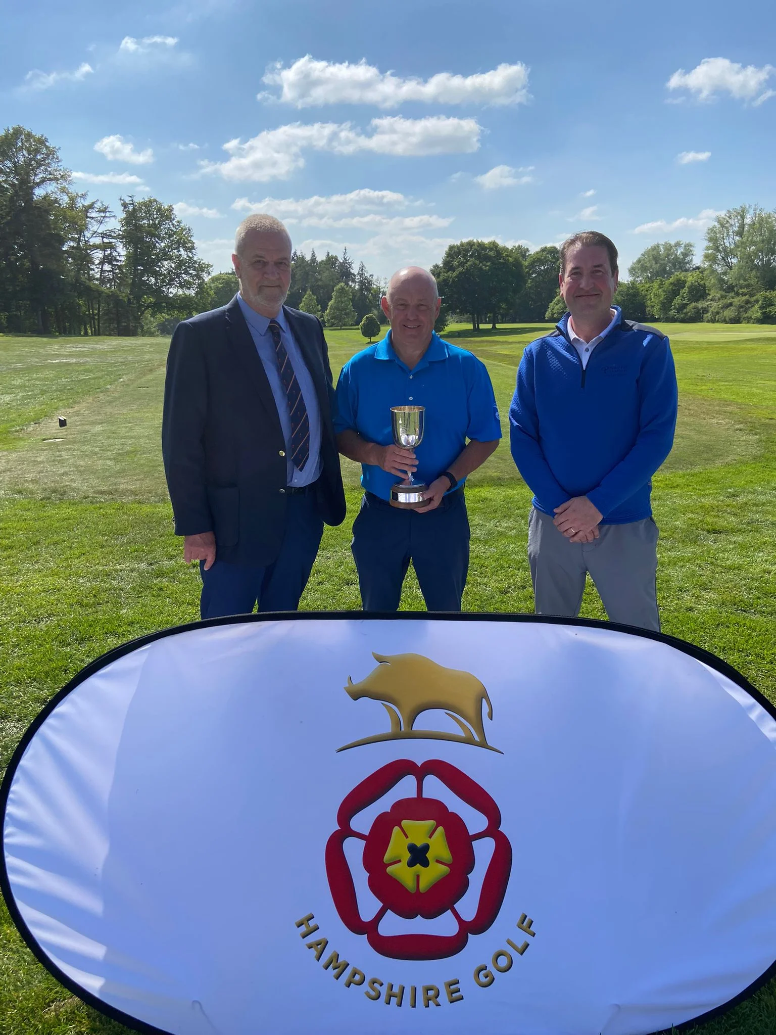 Pinchon lifts Seniors Championship Trophy