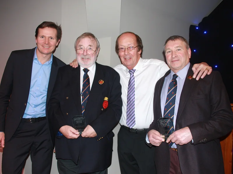 Awards for two Hampshire Golf Presidents