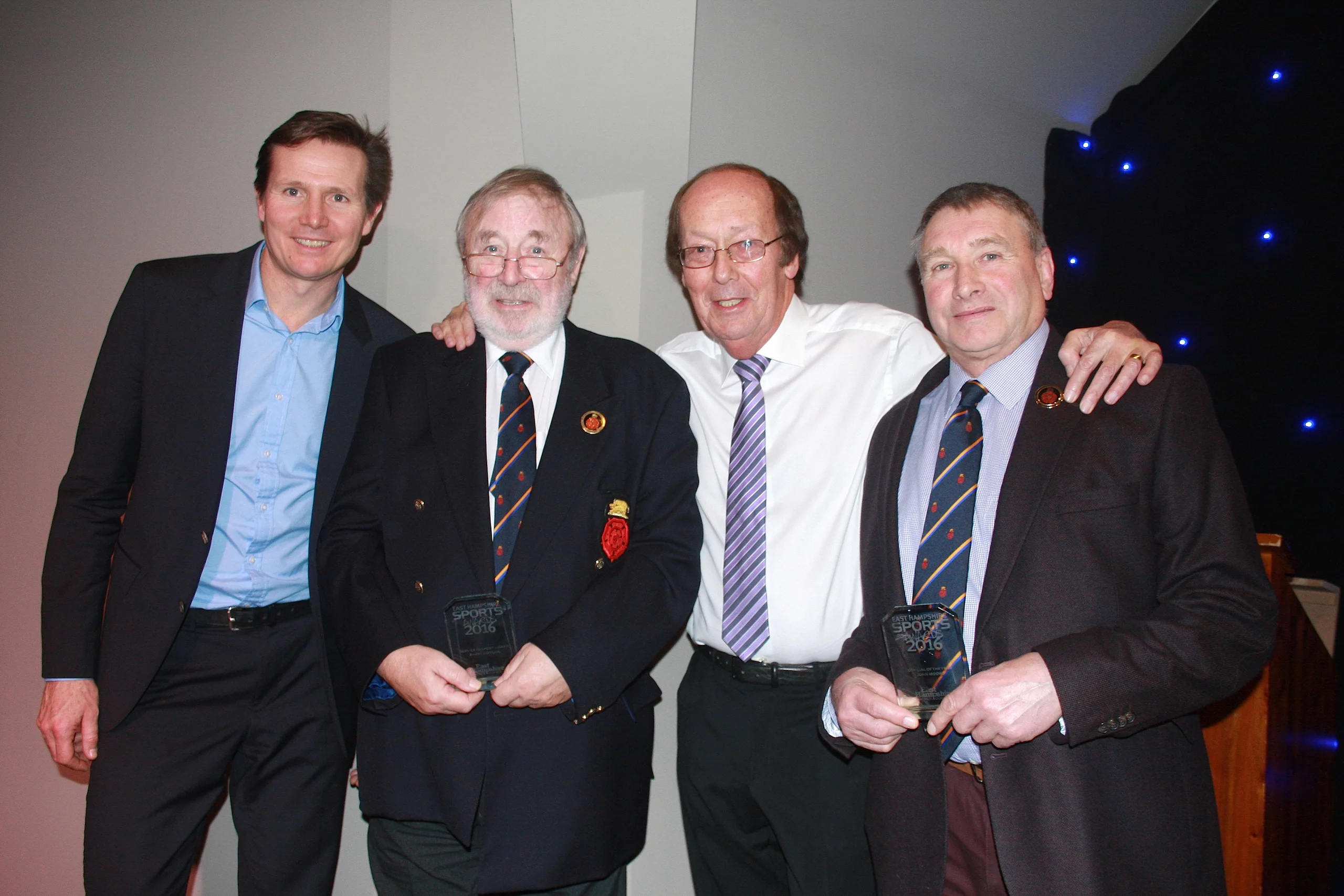 Awards for two Hampshire Golf Presidents